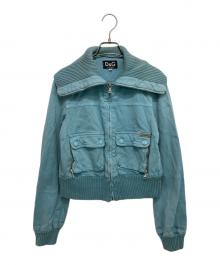 D&G（ディーアンドジー）の古着「ショート丈ジャケット」｜グリーン