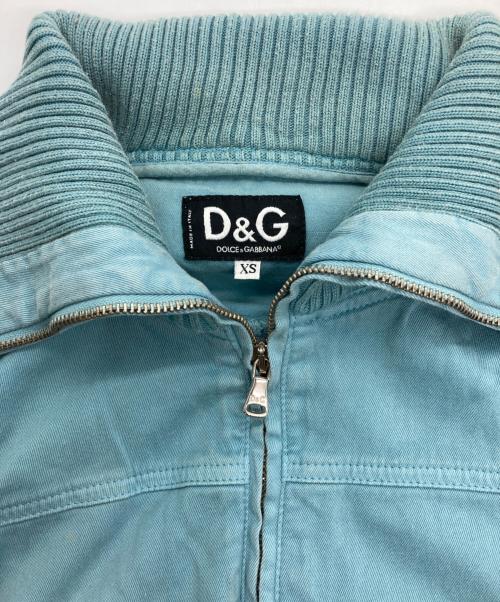 D&G（ディーアンドジー）D&G (ディーアンドジー) ショート丈ジャケット グリーン サイズ:XSの古着・服飾アイテム