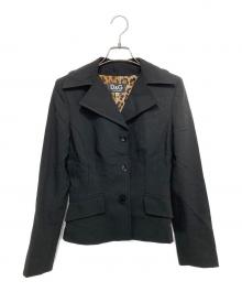 DOLCE & GABBANA（ドルチェ＆ガッバーナ）の古着「3Bジャケット」｜ブラック