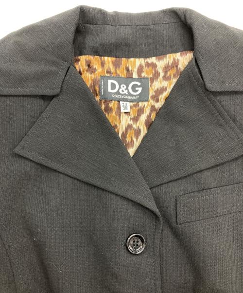 DOLCE & GABBANA（ドルチェ＆ガッバーナ）DOLCE & GABBANA (ドルチェ＆ガッバーナ) 3Bジャケット ブラック サイズ:24/38の古着・服飾アイテム
