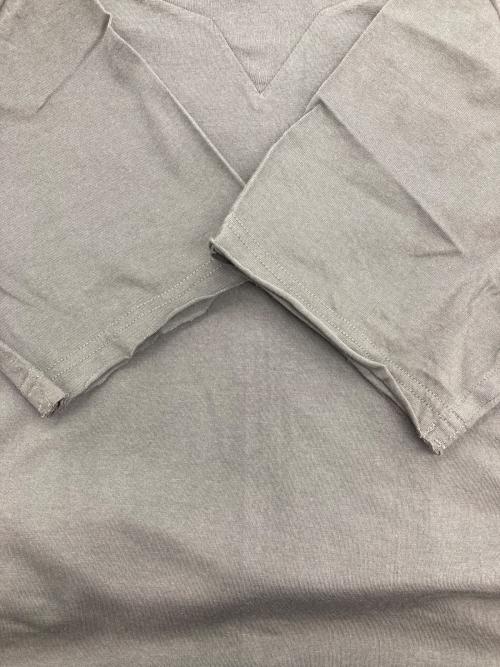 TAKAHIROMIYASHITA TheSoloIst.（タカヒロミヤシタ ザソロイスト）TAKAHIROMIYASHITA TheSoloIst. (タカヒロミヤシタ ザソロイスト) カットオフデザインTシャツ グレー サイズ:46の古着・服飾アイテム