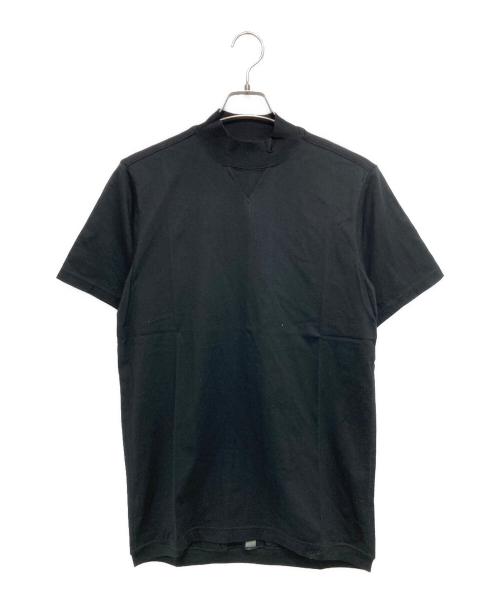 TAKAHIROMIYASHITA TheSoloIst.（タカヒロミヤシタ ザソロイスト）TAKAHIROMIYASHITA TheSoloIst. (タカヒロミヤシタ ザソロイスト) モックネックTシャツ ブラック サイズ:46の古着・服飾アイテム