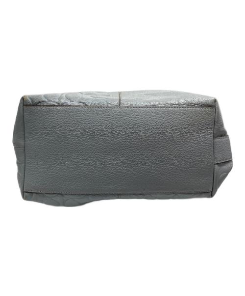 COACH（コーチ）COACH (コーチ) シグネチャーショルダーバッグ ライトグレーの古着・服飾アイテム