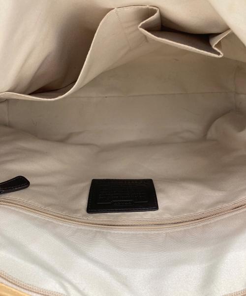 COACH（コーチ）COACH (コーチ) シグネチャー2WAYバッグ ブラウン×ベージュの古着・服飾アイテム