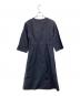 CELINE (セリーヌ) シルクコットンワンピース ネイビー サイズ:34：15000円