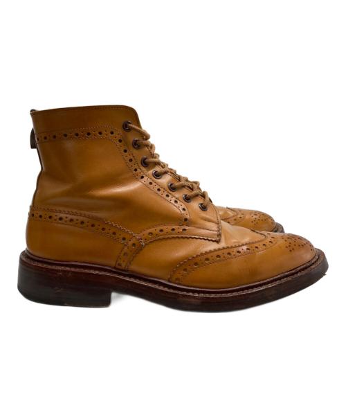 Tricker's（トリッカーズ）Tricker's (トリッカーズ) STOW レースアップブーツ ブラウン サイズ:8Tの古着・服飾アイテム