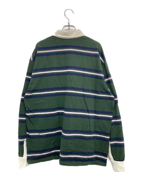 Knuth Marf（クヌースマーフ）Knuth Marf (クヌースマーフ) spring rugger shirt グリーン サイズ:Fの古着・服飾アイテム