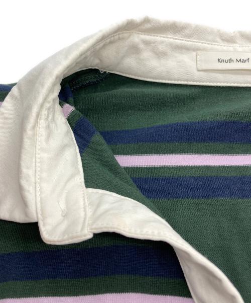 Knuth Marf（クヌースマーフ）Knuth Marf (クヌースマーフ) spring rugger shirt グリーン サイズ:Fの古着・服飾アイテム