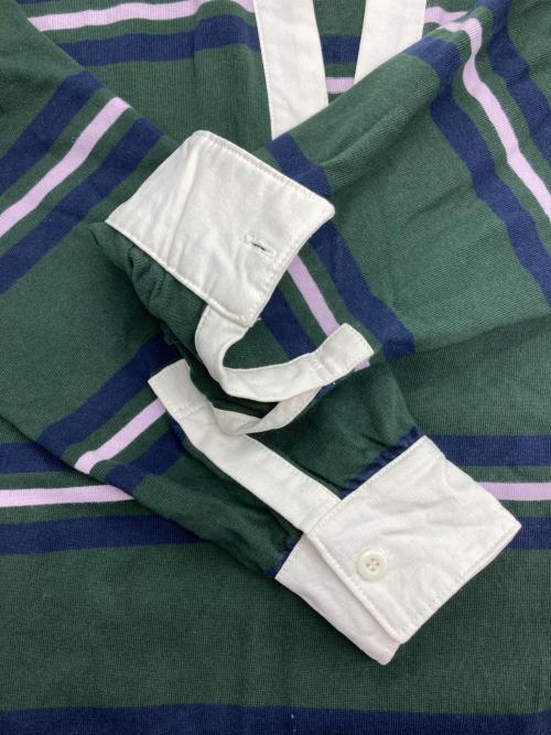 Knuth Marf（クヌースマーフ）Knuth Marf (クヌースマーフ) spring rugger shirt グリーン サイズ:Fの古着・服飾アイテム