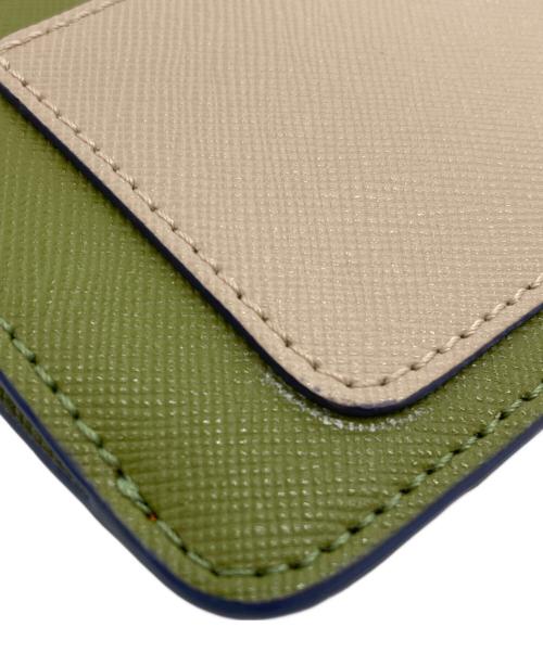 MARNI（マルニ）MARNI (マルニ) カードケース グリーン×オレンジ×ベージュの古着・服飾アイテム