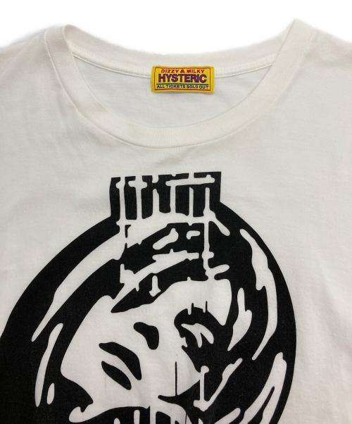 Hysteric Glamour（ヒステリックグラマー）Hysteric Glamour (ヒステリックグラマー) GUITAR GIRL Ｔシャツワンピース ホワイト サイズ:FREEの古着・服飾アイテム