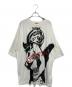 Hysteric Glamour（ヒステリックグラマー）の古着「GUITAR GIRL Ｔシャツワンピース」｜ホワイト
