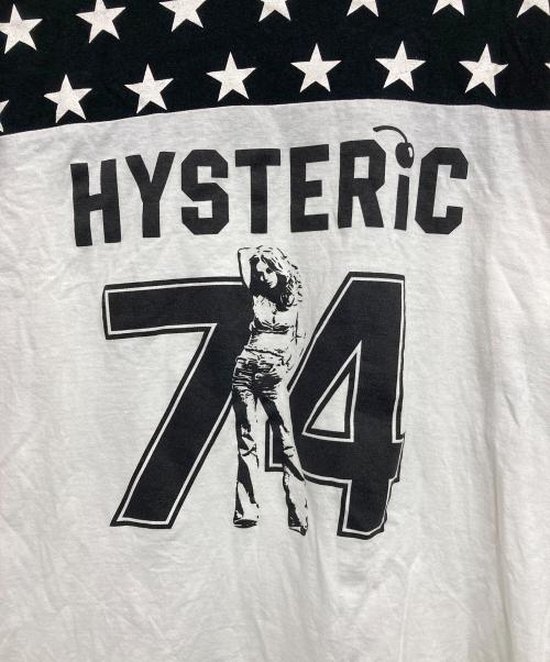 Hysteric Glamour（ヒステリックグラマー）Hysteric Glamour (ヒステリックグラマー) CHERRY BOMB 五分袖Tシャツ ホワイト サイズ:FREEの古着・服飾アイテム