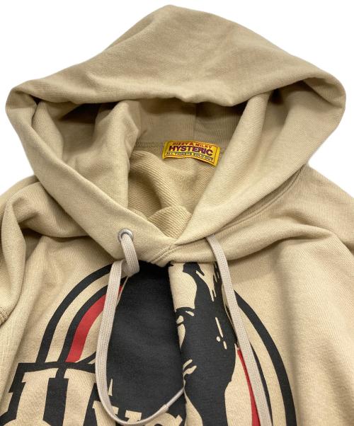 Hysteric Glamour（ヒステリックグラマー）Hysteric Glamour (ヒステリックグラマー) SUNSET NY オーバーサイズパーカー サンセットニューヨーク ベージュ サイズ:FREEの古着・服飾アイテム