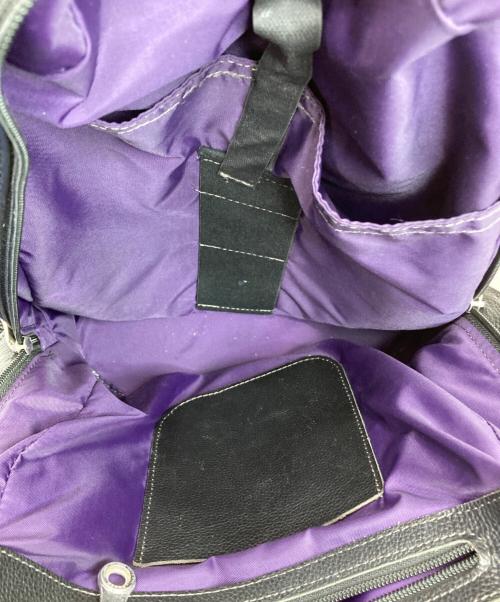 HMAEN（アエナ）HMAEN (アエナ) レザーリュック ブラックの古着・服飾アイテム