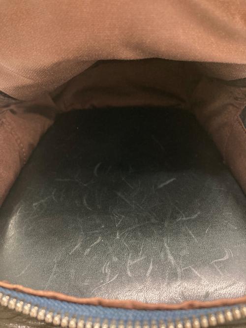 万双（マンソウ）万双 (マンソウ) レザーショルダーバッグ グリーンの古着・服飾アイテム