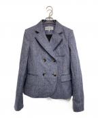 LOEWEロエベ）の古着「ヘリンボーン ダブルジャケット」｜ネイビー