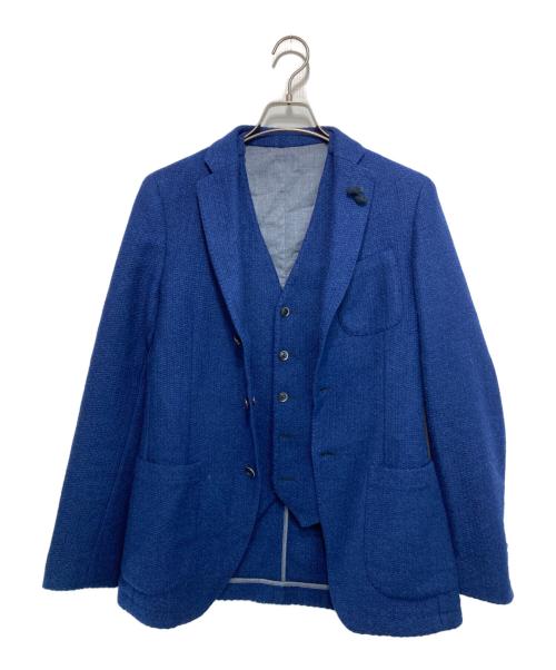 Altea（アルテア）Altea (アルテア) ２ピースジャケット ブルー サイズ:46の古着・服飾アイテム