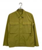 DESCENTE dddデサントディーディーディー）の古着「UTILITY SHIRTS」｜カーキ