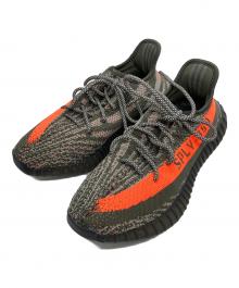 adidas（アディダス）の古着「YEEZY Boost 350V2 "Carbon Beluga"」｜グレー×オレンジ