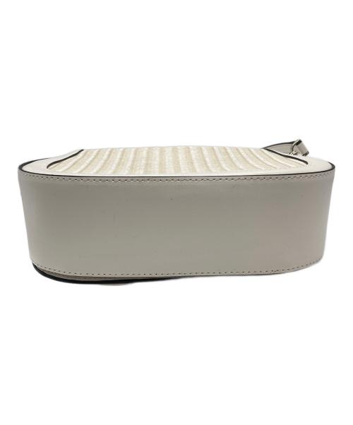 Kate Spade（ケイトスペード）Kate Spade (ケイトスペード) パフィー ドッティ レディバグ ロック トップ ハンドル クロスボディ ベージュ×アイボリーの古着・服飾アイテム