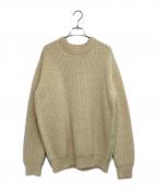 YAECAヤエカ）の古着「3G Wool Knit Crew Neck」｜ベージュ