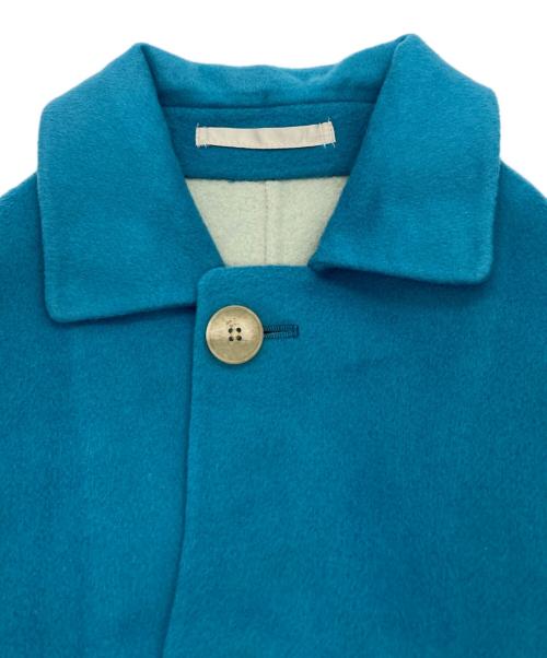 SHIPS（シップス）SHIPS (シップス) ダブルフェイス ターコイズブルー ソリッド カーコート ブルー サイズ:Sの古着・服飾アイテム