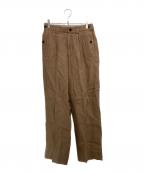 YOKEヨーク）の古着「PAPER KERSEY FRENCH GURKHA TROUSERS - Taupe」｜ブラウン