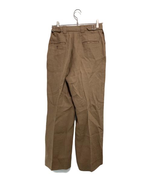 YOKE（ヨーク）YOKE (ヨーク) PAPER KERSEY FRENCH GURKHA TROUSERS - Taupe ブラウン サイズ:1の古着・服飾アイテム