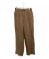 YOKE（ヨーク）の古着「PAPER KERSEY FRENCH GURKHA TROUSERS - Taupe」｜ブラウン