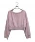HER LIP TO（ハーリップトゥ）の古着「Flight Mode Cropped Pullover」｜ピンク