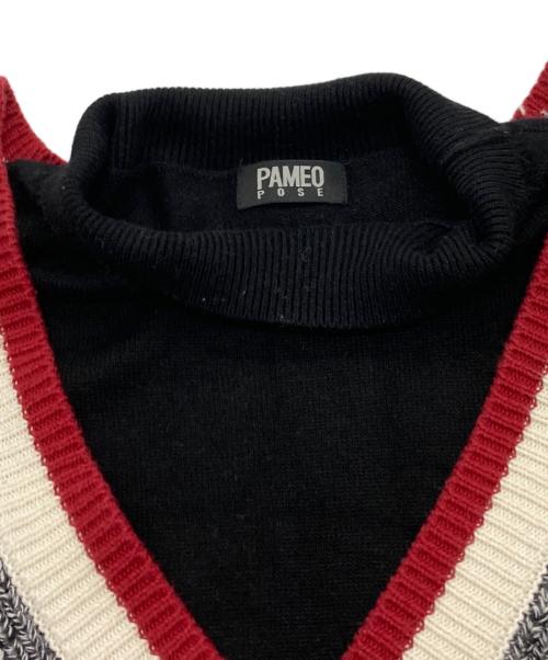 PAMEO POSE（パメオポーズ）PAMEO POSE (パメオポーズ) Multi 2way Knit Dress ブラック サイズ:Fの古着・服飾アイテム