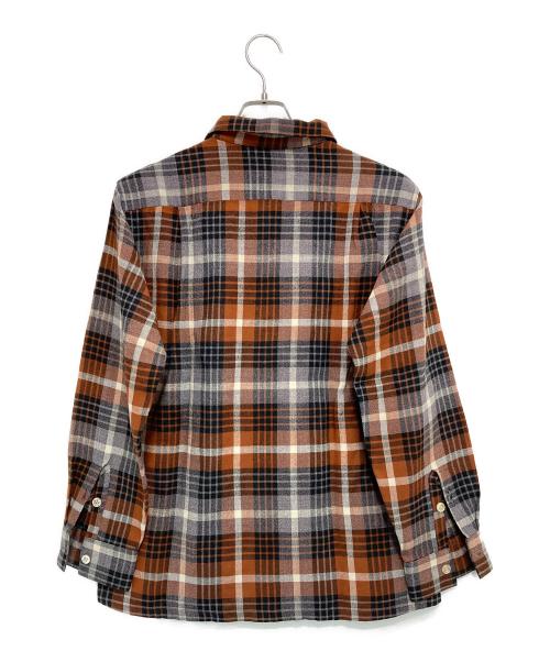ARROW（アロー）ARROW (アロー) 【古着】60'sチェックシャツ ブラウン サイズ:Ｍ 15-15 1/2の古着・服飾アイテム
