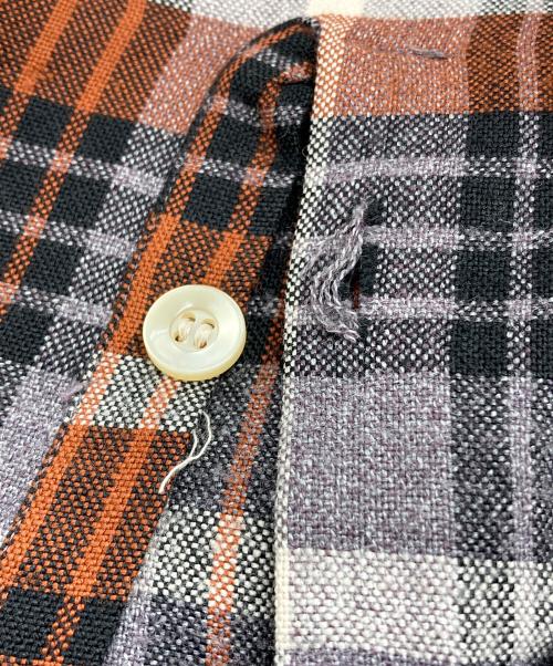 ARROW（アロー）ARROW (アロー) 【古着】60'sチェックシャツ ブラウン サイズ:Ｍ 15-15 1/2の古着・服飾アイテム