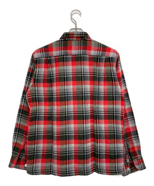 BOTANY（ボタニー）BOTANY (ボタニー) チェックシャツ レッド サイズ:Ｍの古着・服飾アイテム