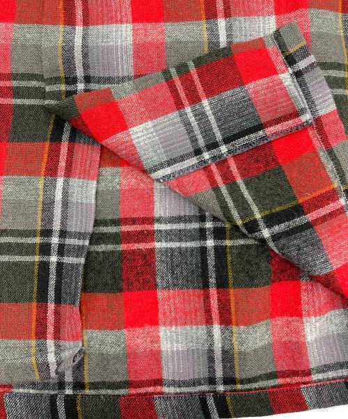 BOTANY（ボタニー）BOTANY (ボタニー) チェックシャツ レッド サイズ:Ｍの古着・服飾アイテム