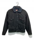 LEVI'Sリーバイス）の古着「裏ボアデニムジャケット」｜ブラック