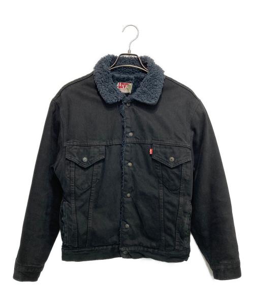 LEVI'S（リーバイス）LEVI'S (リーバイス) 裏ボアデニムジャケット ブラック サイズ:Ｍの古着・服飾アイテム