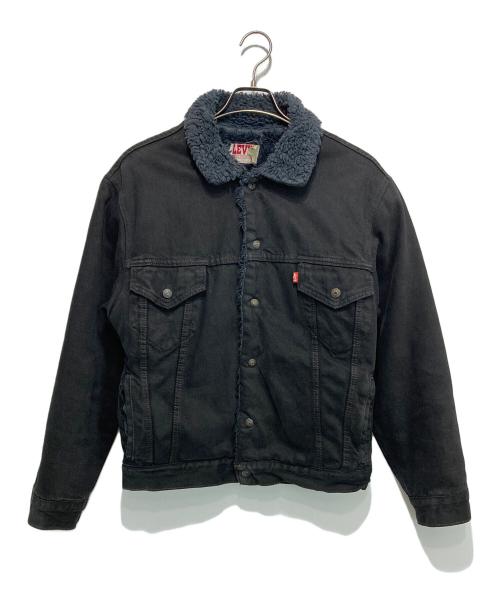 LEVI'S（リーバイス）LEVI'S (リーバイス) 裏ボアデニムジャケット ブラック サイズ:Ｍの古着・服飾アイテム