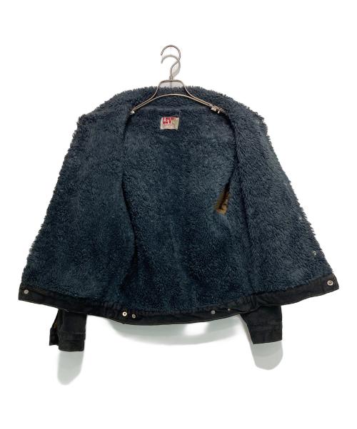 LEVI'S（リーバイス）LEVI'S (リーバイス) 裏ボアデニムジャケット ブラック サイズ:Ｍの古着・服飾アイテム