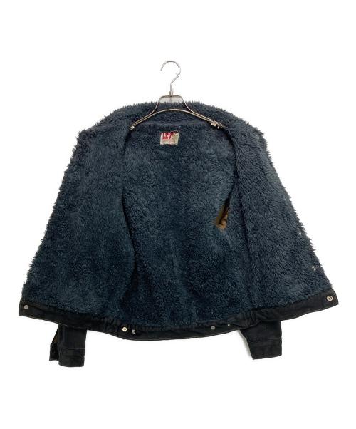 LEVI'S（リーバイス）LEVI'S (リーバイス) 裏ボアデニムジャケット ブラック サイズ:Ｍの古着・服飾アイテム