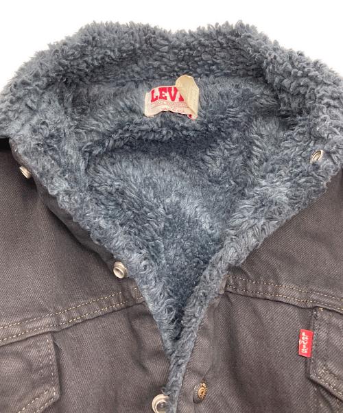 LEVI'S（リーバイス）LEVI'S (リーバイス) 裏ボアデニムジャケット ブラック サイズ:Ｍの古着・服飾アイテム