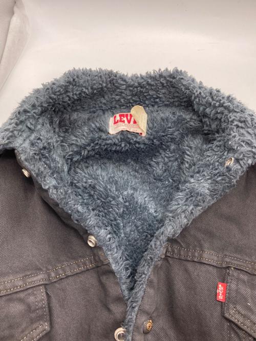 LEVI'S（リーバイス）LEVI'S (リーバイス) 裏ボアデニムジャケット ブラック サイズ:Ｍの古着・服飾アイテム