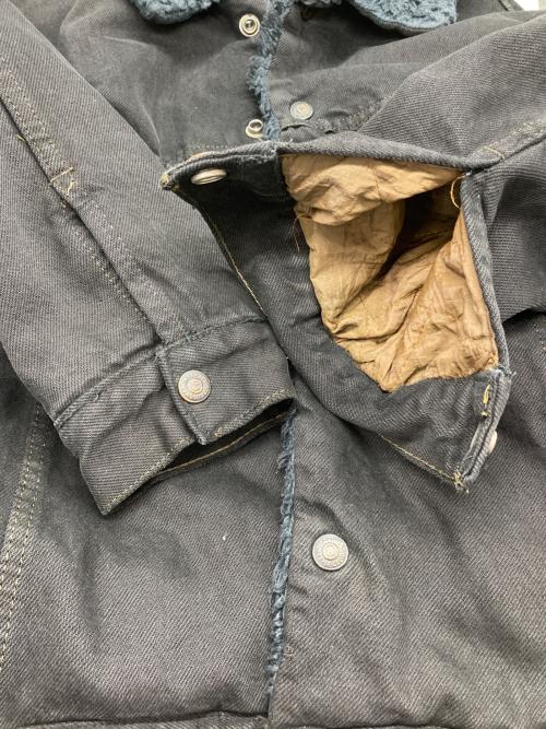 LEVI'S（リーバイス）LEVI'S (リーバイス) 裏ボアデニムジャケット ブラック サイズ:Ｍの古着・服飾アイテム