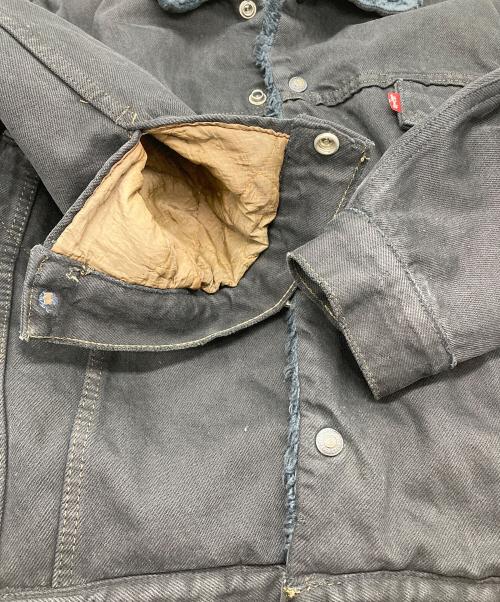 LEVI'S（リーバイス）LEVI'S (リーバイス) 裏ボアデニムジャケット ブラック サイズ:Ｍの古着・服飾アイテム