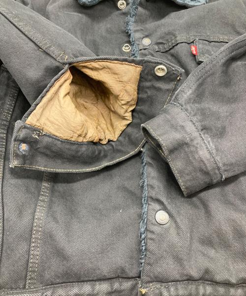 LEVI'S（リーバイス）LEVI'S (リーバイス) 裏ボアデニムジャケット ブラック サイズ:Ｍの古着・服飾アイテム