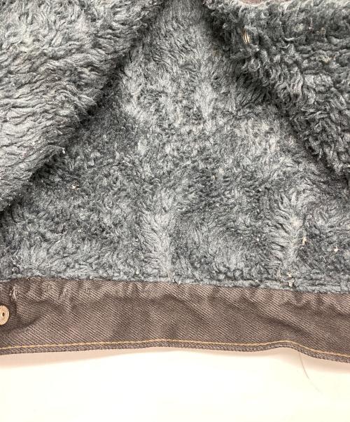 LEVI'S（リーバイス）LEVI'S (リーバイス) 裏ボアデニムジャケット ブラック サイズ:Ｍの古着・服飾アイテム