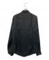 ISSEY MIYAKE (イッセイミヤケ) サテンシャツ ブラック サイズ:2：9000円