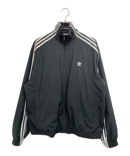 adidas（アディダス）adidas (アディダス) ADILENIUM U OVSD TRACK TOP ブラック サイズ:Lの古着・服飾アイテム