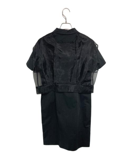 KOLOR（カラー）KOLOR (カラー) SHORT SLEEVE DRESS SHIRT ONE OIECE ブラック サイズ:1の古着・服飾アイテム